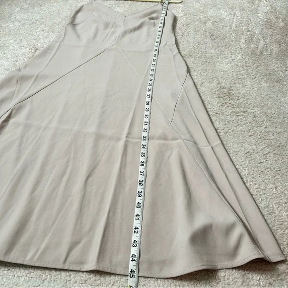 Thakoon Dusty Blush Nude Midi Slip Dress Size 4 Minimalist Clean Girl Neutral - Picture 8 of 14